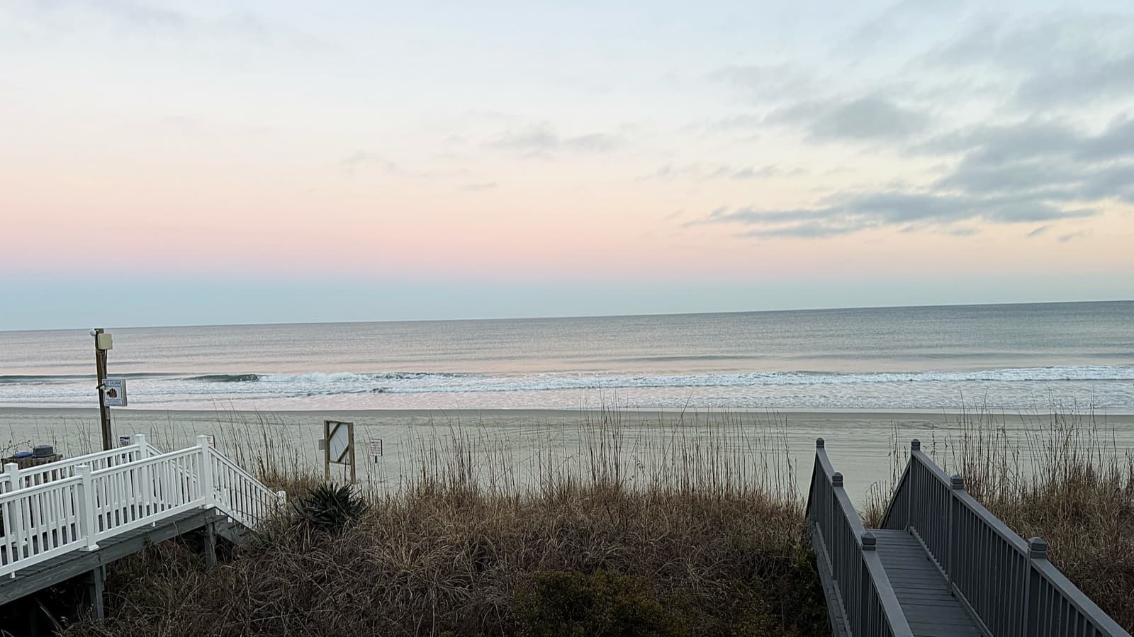 Sunrise over the Grand Strand coastline