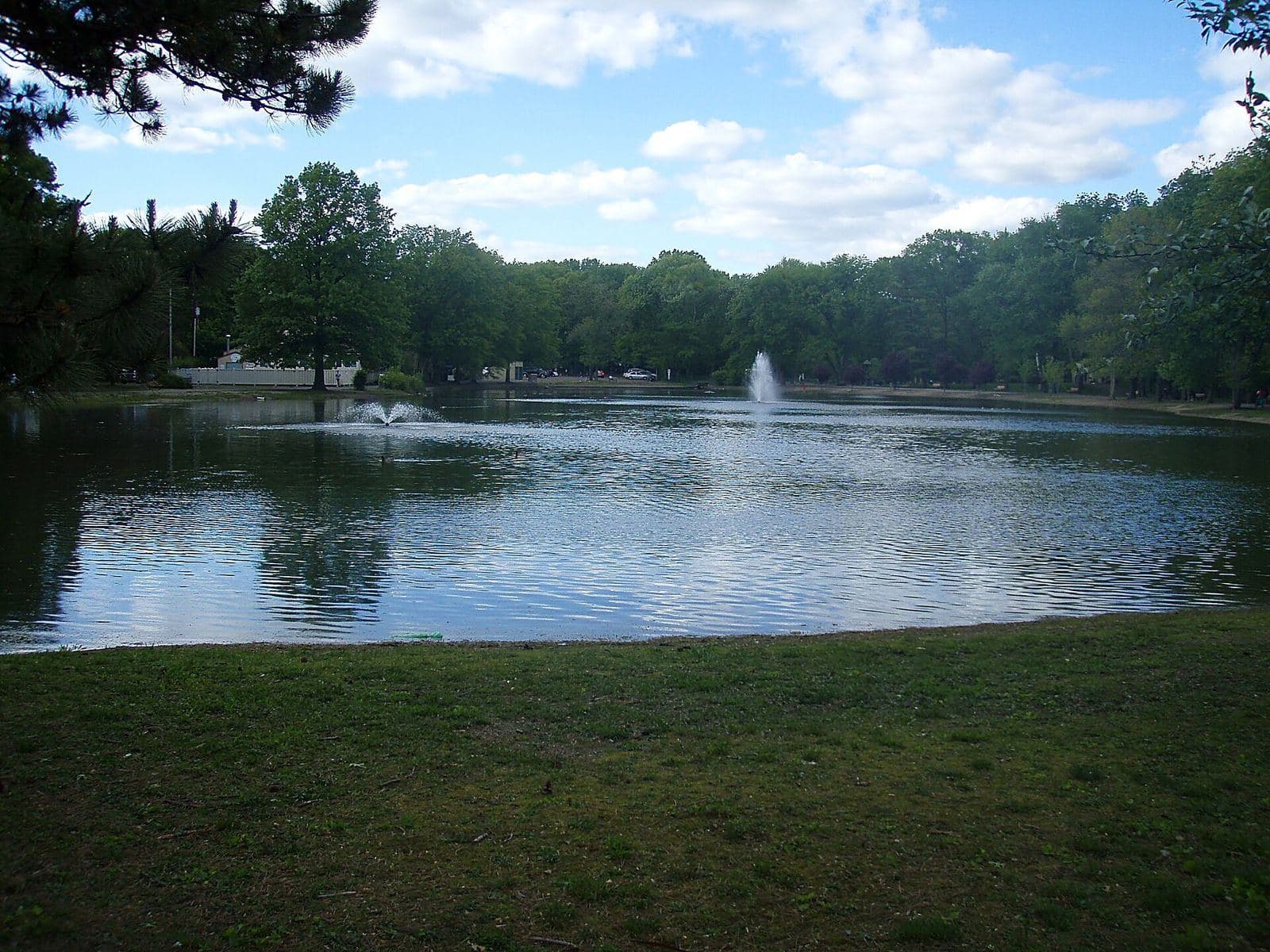 The duck pond at Saddle River County Park
